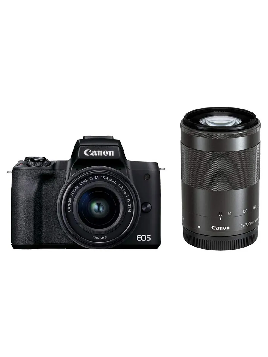 CANON Фотоаппарат EOS Kiss M2 с двумя объективами