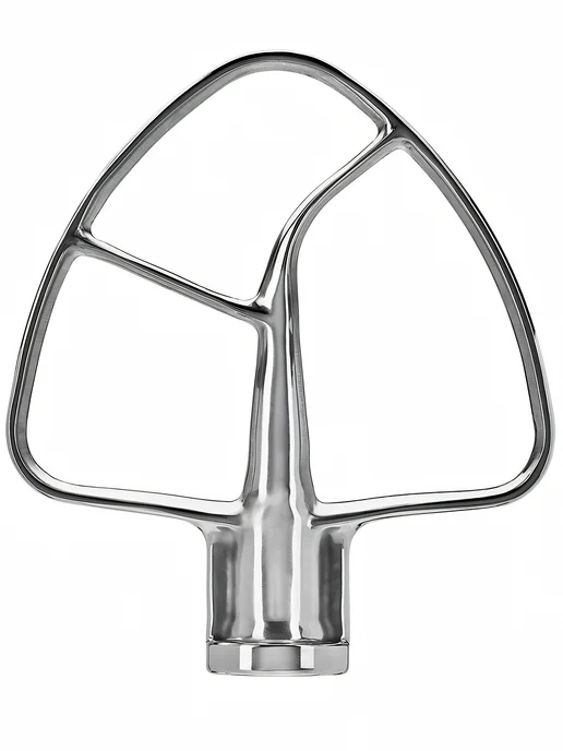 KitchenAid Лопатка мешалка стальная 5KSM5THFBSS для миксеров, вариант, фото 2