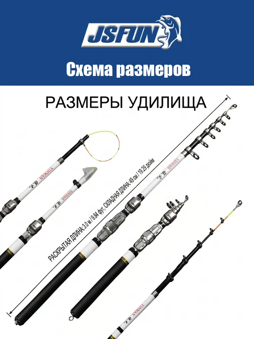 Телескопическая удочка для ловли на поплавок карбоновая, черный, фото 2