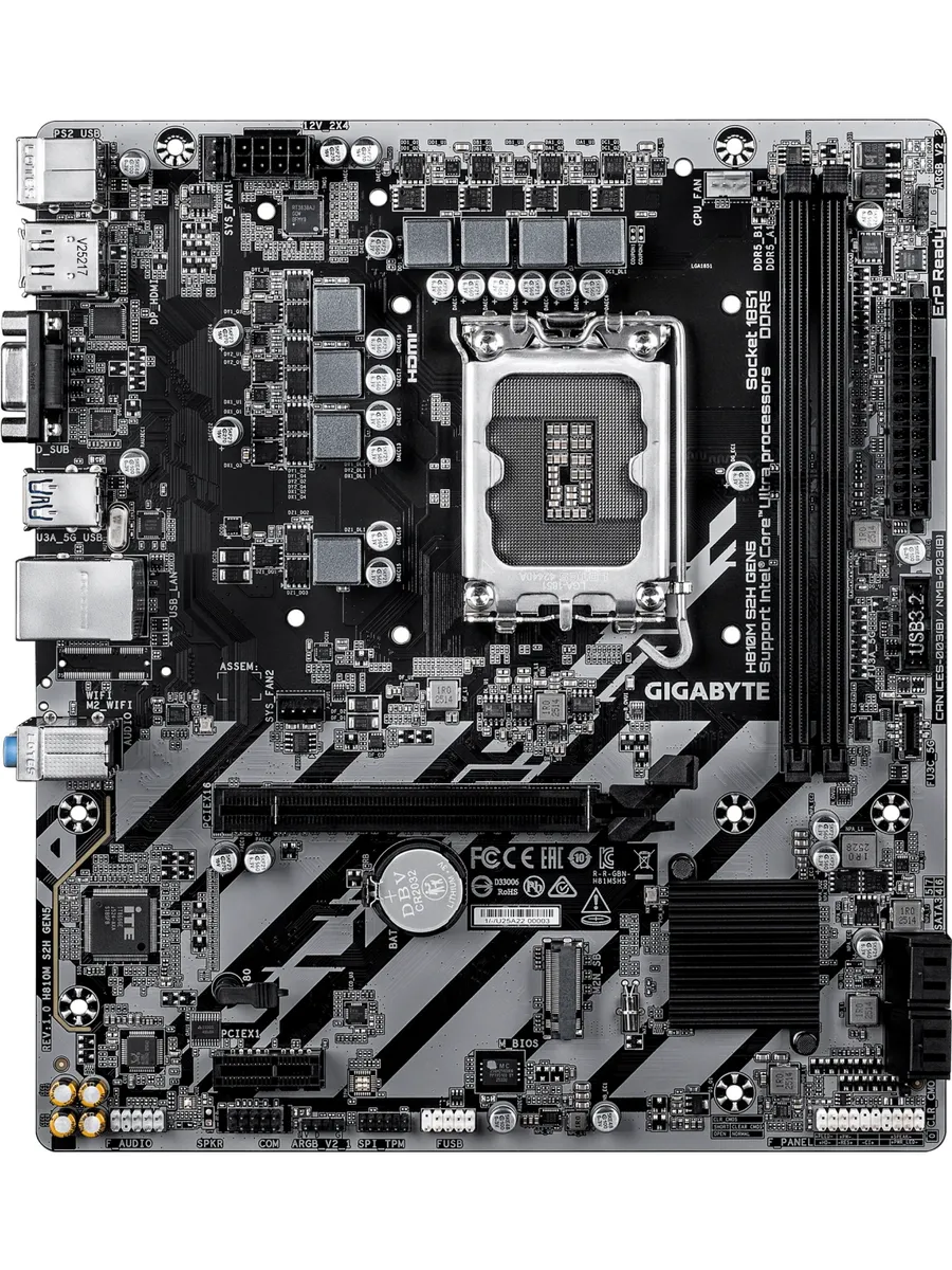Gigabyte Материнская плата H810M S2H GEN5