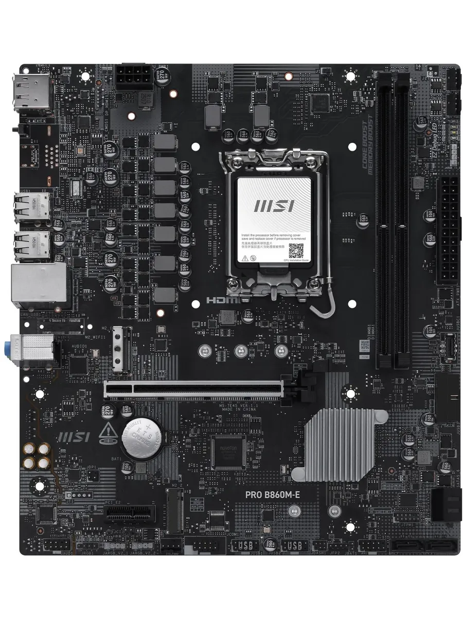 MSI Материнская плата PRO B860M-E