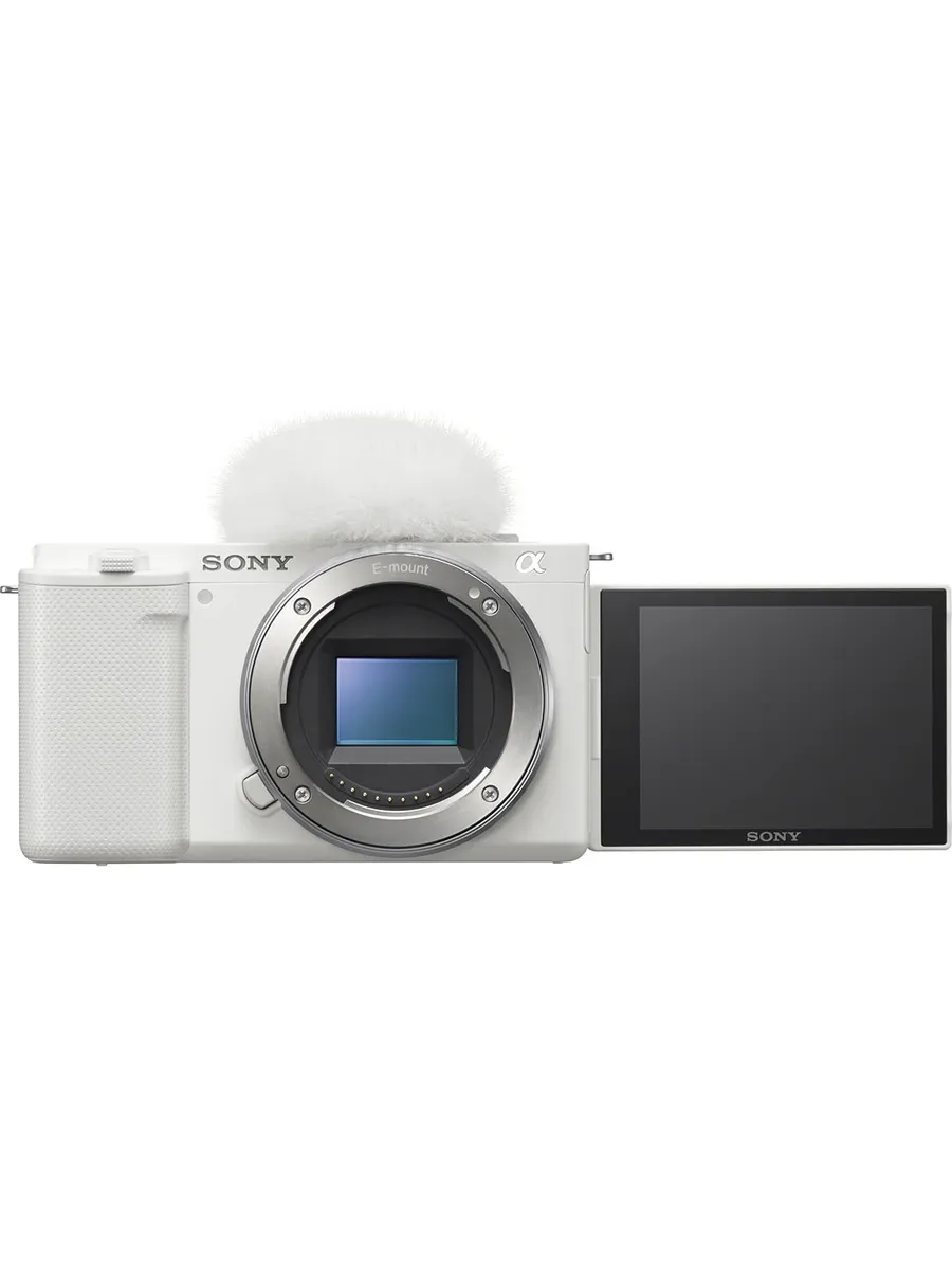 SONY Камера ZV-E10 W для видеоблогов, белая