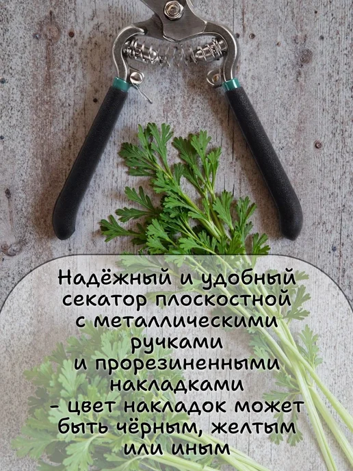 садовые ножницы Секатор садовый ручной Сучкорез для деревьев железный, черный, фото 3