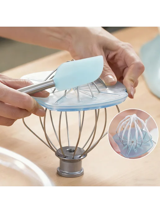 Аксессуар для миксера Stand Mixer Cream Scraper, синий, синий, фото 6