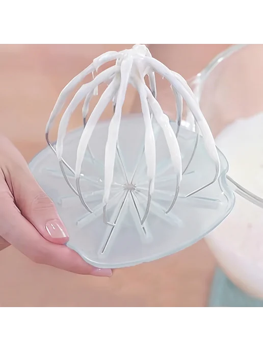 Аксессуар для миксера Stand Mixer Cream Scraper, синий, Кремовая насадка с 6-вр., фото 7
