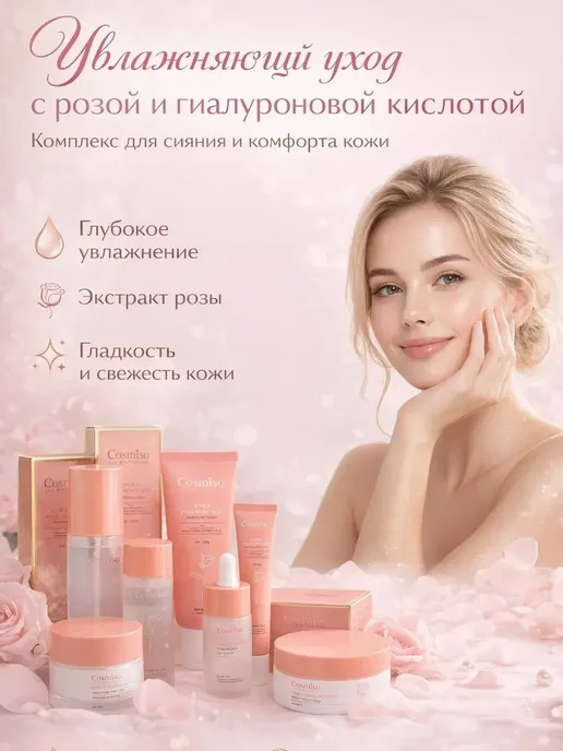 1 АналиМ Подарочный набор косметики для лица, белый