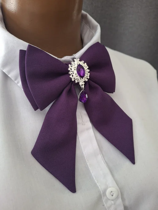 Сырова Татьяна Галстук - бабочка, фиолетовый, фото 3