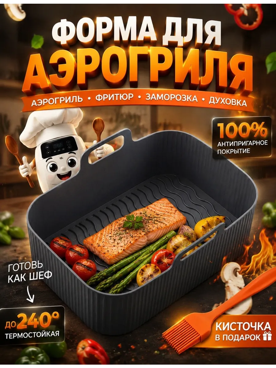 Силиконовая форма для аэрогриля