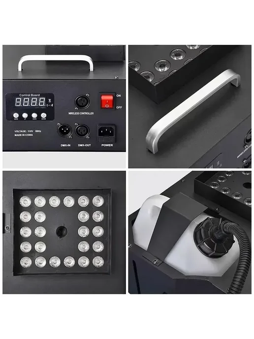 Дым машина DMX Cloud Generator 1500W, 1500 Вт, фото 12
