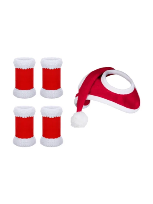 Horse Santa Hat Headwear Velvet Leg Guard for Cosplay Parade, вариант, фото 4