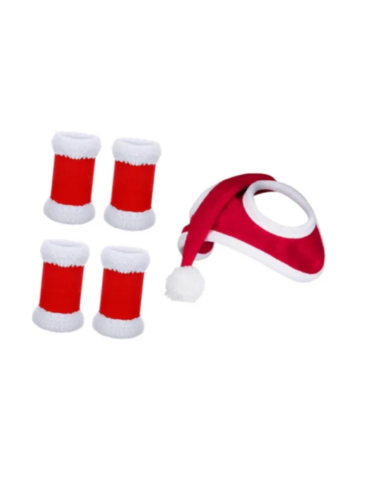 Horse Santa Hat Headwear Velvet Leg Guard for Cosplay Parade, вариант, фото 7