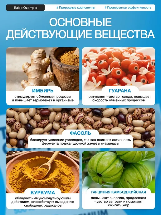 Капсулы для Быстрого похудения, 60 шт, фото 5