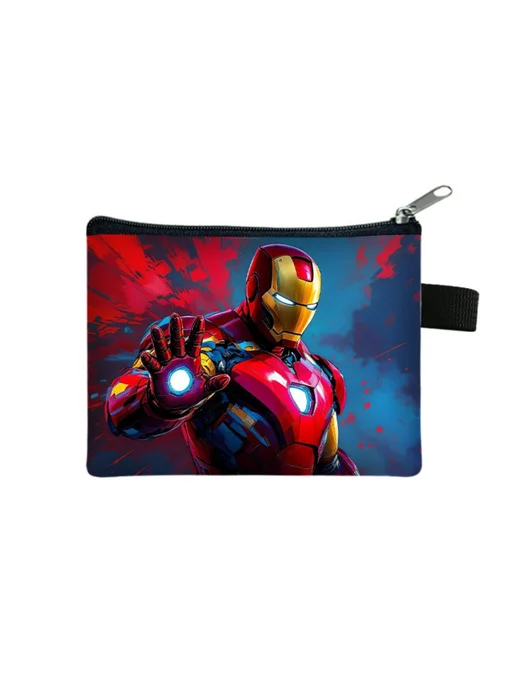 Animakids Кошелек-Монетница IronMan, Железный Человек, черный, фото 2