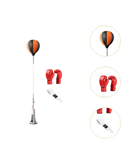 Boxing Reaction Ball Punch Practice with Stand for Workout H, вариант, фото 8