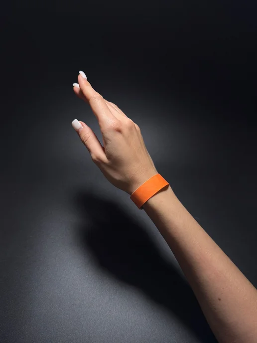 Ленточка Ру Контрольные браслеты TYVEK на руку, 100 шт, салатовые, 100 шт, фото 4