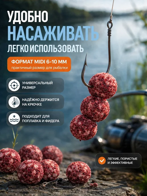 Family Joys Home Воздушное тесто PUFFI MIDI, Мотыль, 15 г, 15 г, фото 3