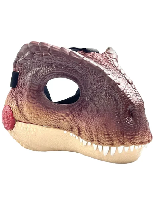 Маска динозавра с криком Raptor, фиолетовая, фиолетовый, фото 5