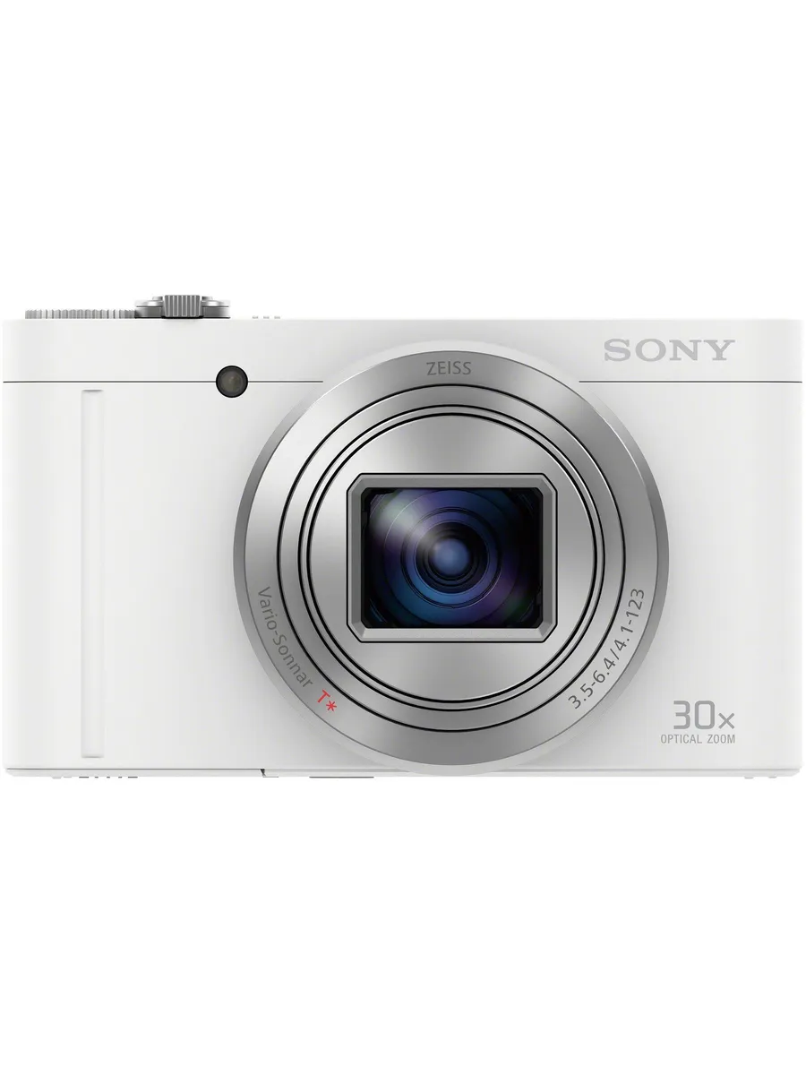 SONY Фотокамера Cyber-shot DSC-WX500 белая, 30x зум