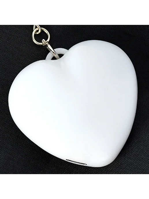 Кошелек-ночник для сумки, светильник для женщин (Heart White, белый, фото 8