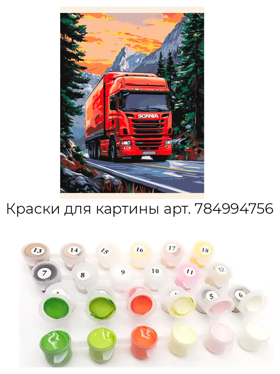 Краски для картины по номерам арт. 784994756