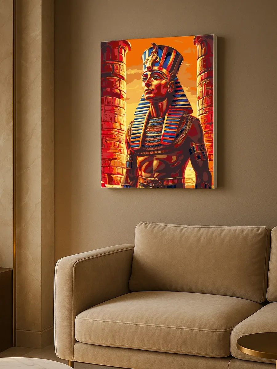 Картина по номерам - Фараон Тутмос Третий — фотография 8