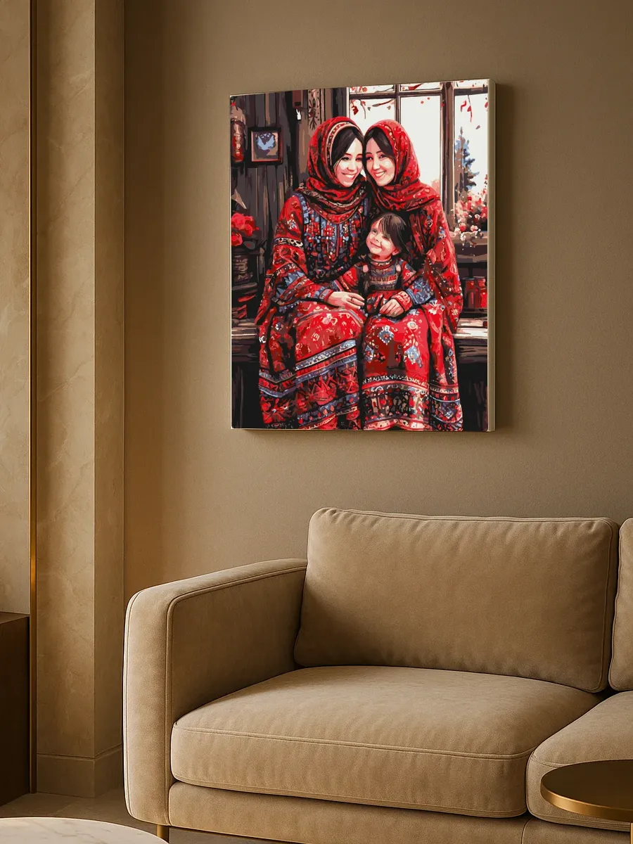 Картина по номерам - Моменты нежности — фотография 8