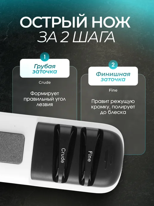 IR.Store Точилка для ножей электрическая ножеточка ножниц кухонных, черный, фото 3