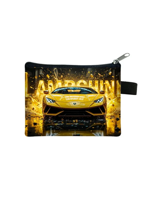 Animakids Кошелек-Монетница Lamborghini, черный, фото 2