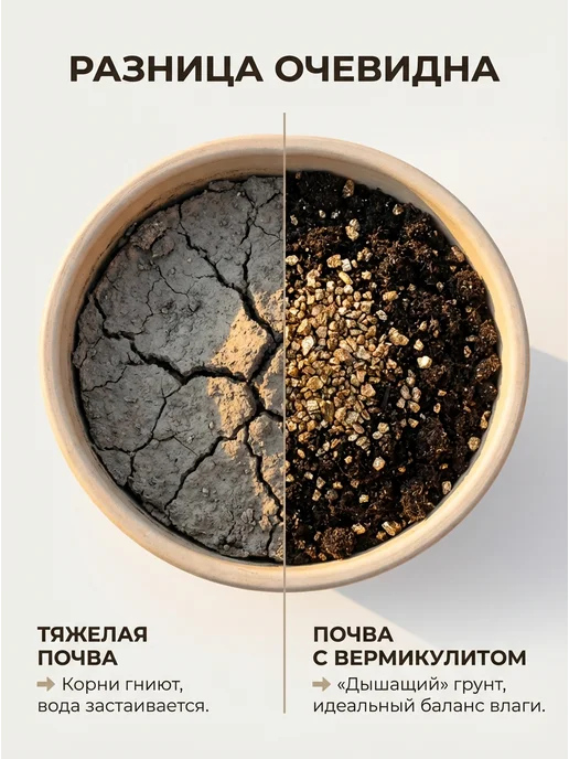 Вермикулит 5л 1-3мм для растений цветов разрыхлитель почвы, 5 л, фото 4