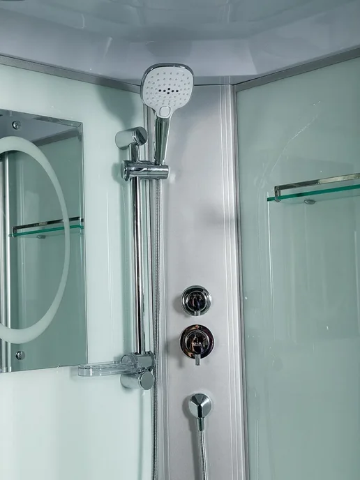 WeltWasser Душевая кабина WERRA XL 902 бессиликоновая сборка, белый, фото 8