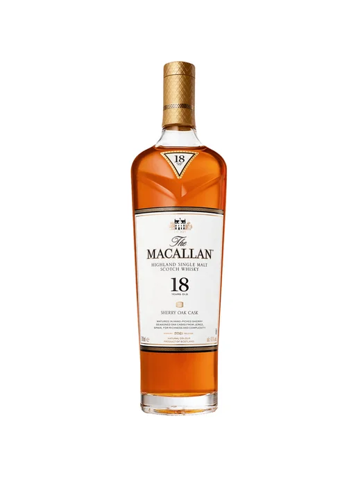Виски The Macallan Sherry Oak 18 лет 0,7 л в упаковке, 700 мл, фото 2