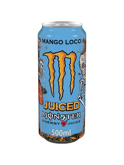 Monster Energy Энергетический напиток Mango Loco 0,5 л ж б, 0,5 л