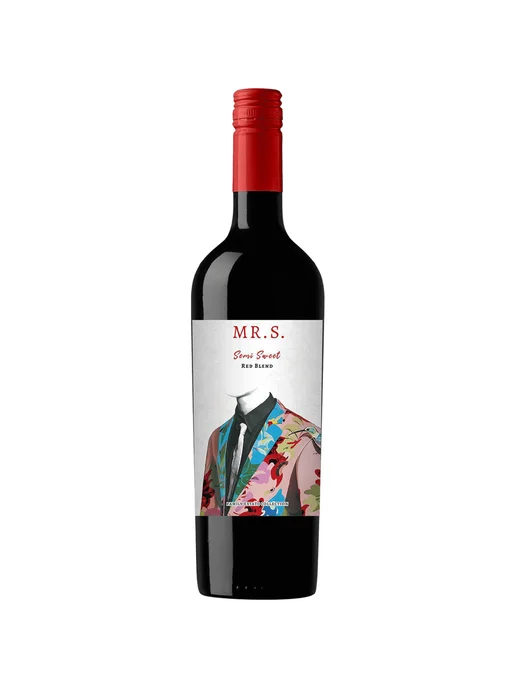 Вино Mr.S. Red Blend красное полусладкое 0,75 л, 750 мл
