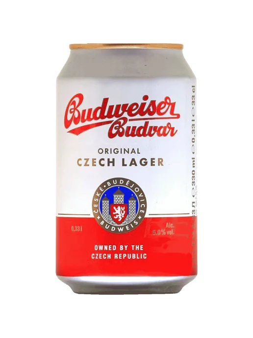 Пиво Budweiser Budvar светлое 0,33 л ж б, 0,33 л