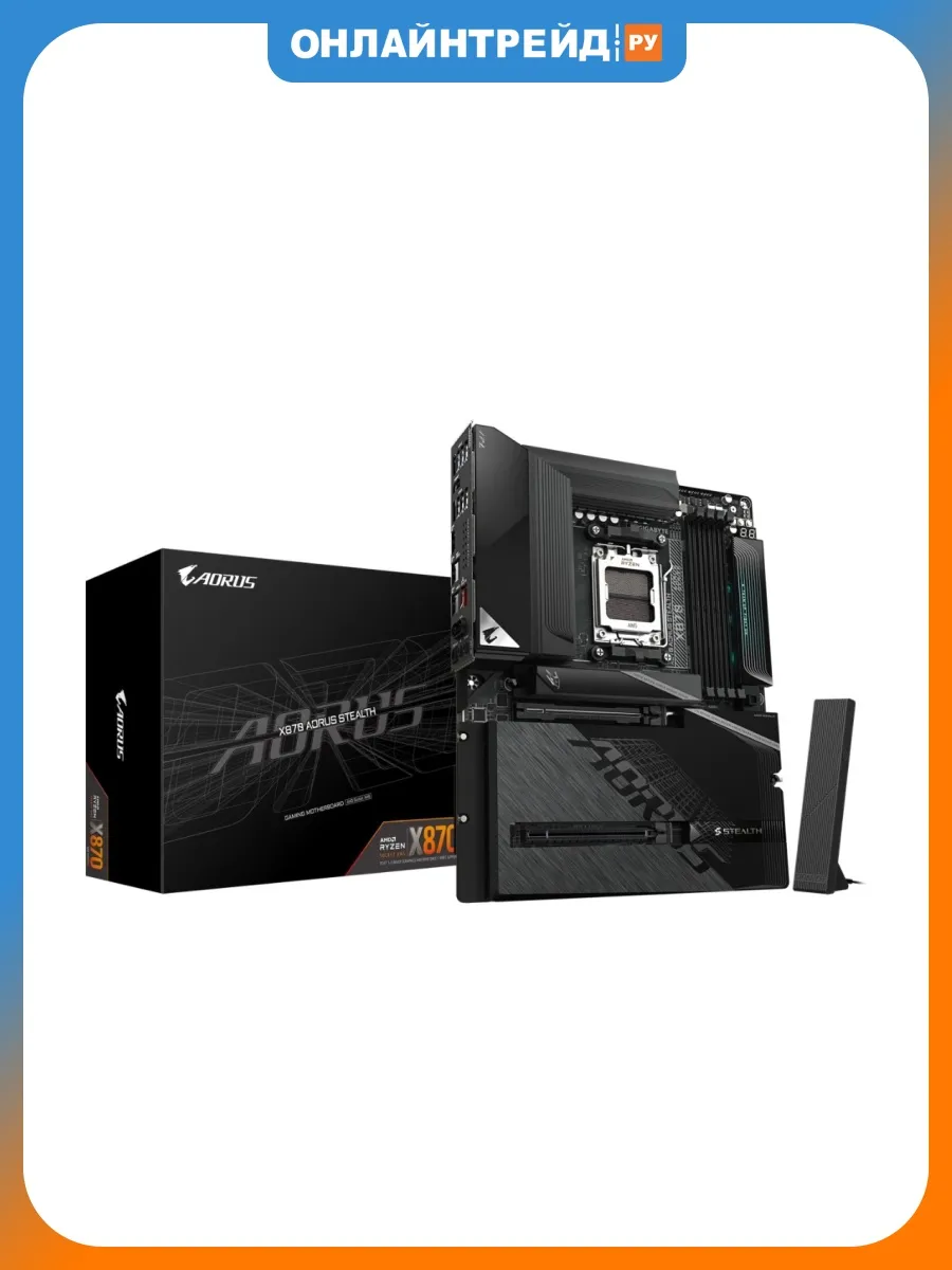 Gigabyte Материнская плата X870 AORUS STEALTH (AM5, ATX)