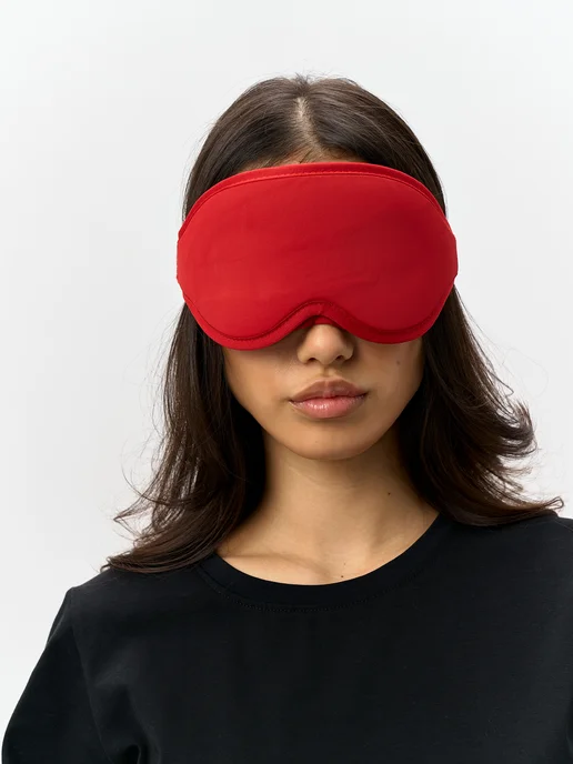 eye mask Маска для сна 3D универсальный, красный, фото 2
