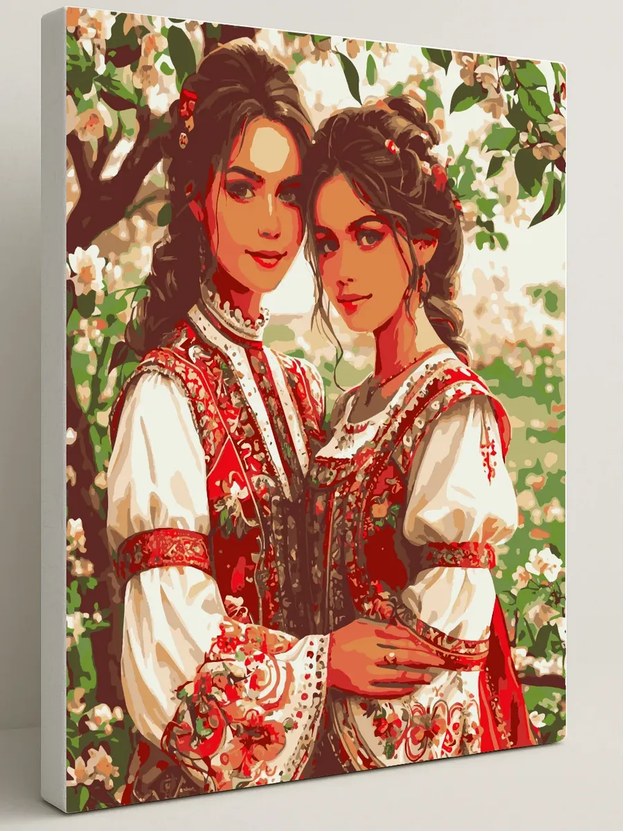 Картина по номерам - Дочь и мама-невестка