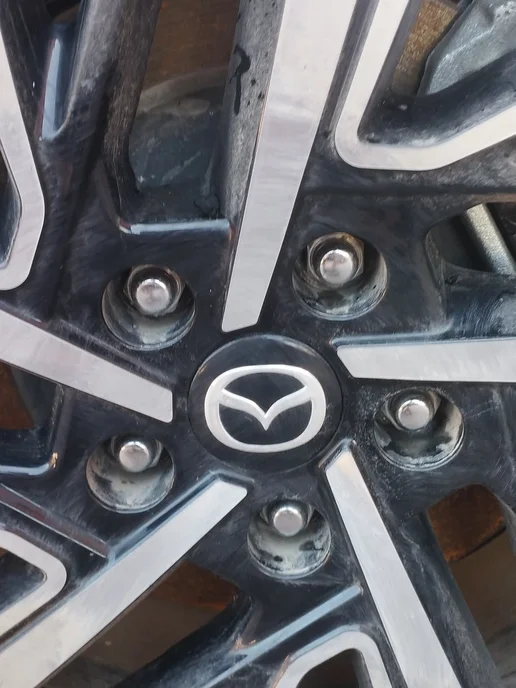 Колпачки на литые диски SKAD MAZDA 52 мм, черный, фото 6