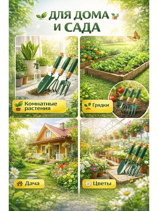 Влар Инструменты для сада и огорода набор 3 шт, 3 шт, фото 3