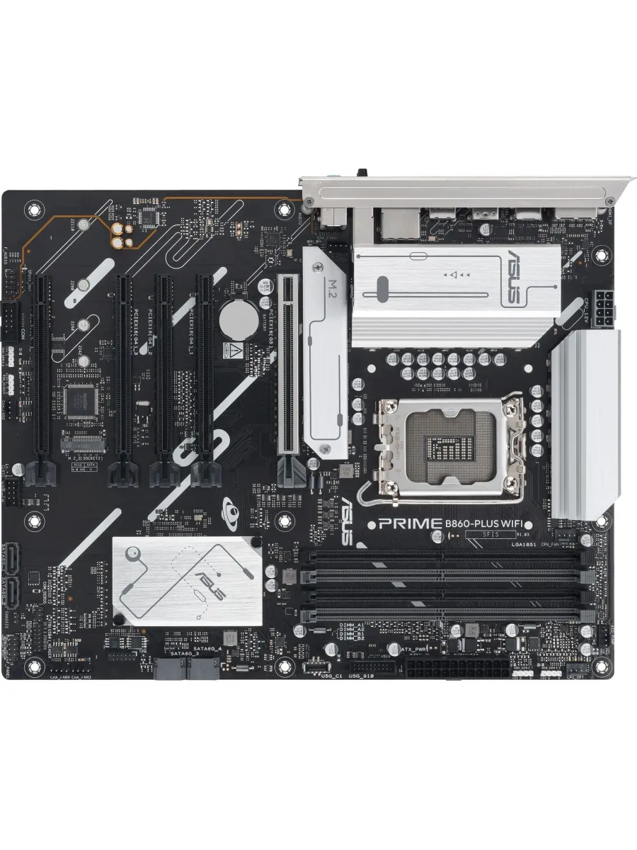 Asus Материнская плата lga 1851 PRIME B860-PLUS WIFI Intel B860 4