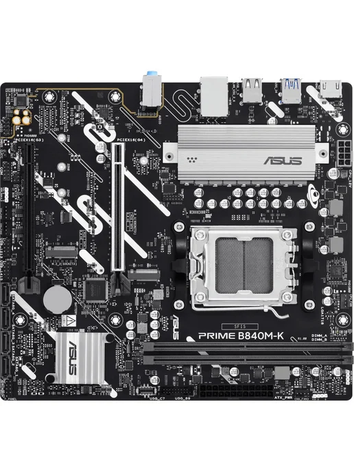 Материнская плата AM5 PRIME B840M-K AMD B840 2xDDR5