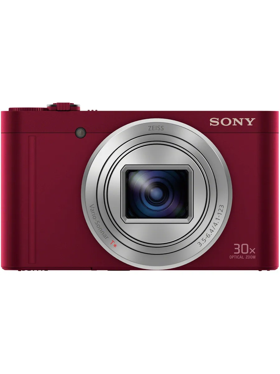 SONY Фотокамера Cyber-shot DSC-WX500 красная
