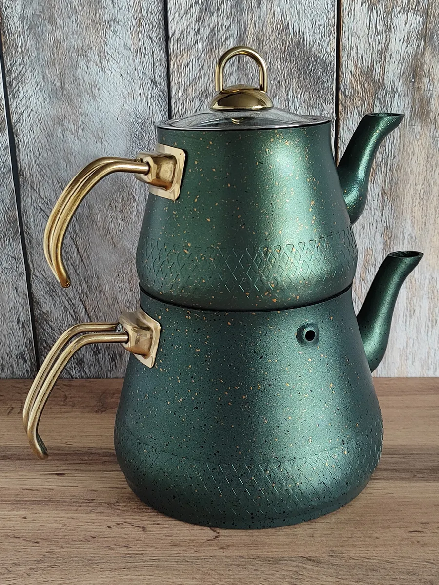 Granit Çift Katlı Çaydanlık, 3 L, Türkiye 2