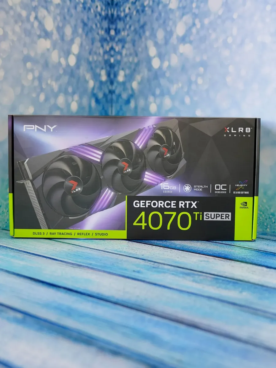 PNY Видеокарта GeForce RTX 4070 Ti SUPER 16 ГБ