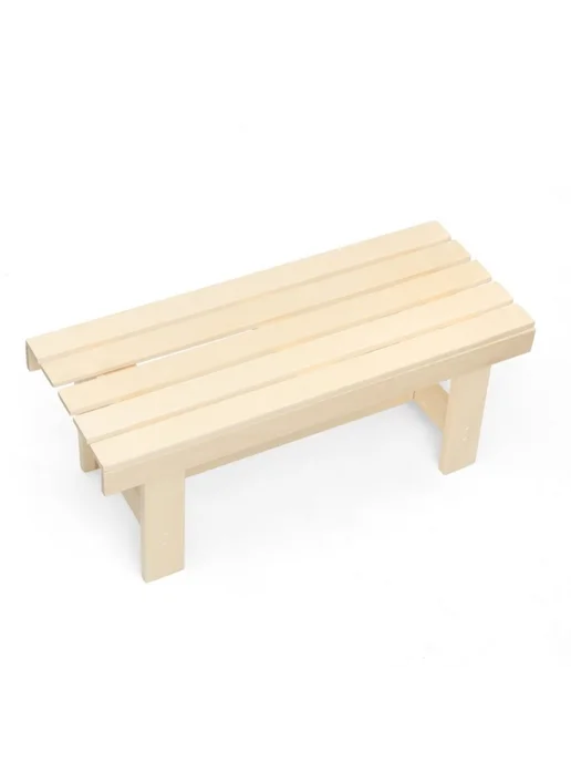MAXRESALE_1 Садовая скамейка деревянная липа 100x45x42 см, 100x45 см, фото 2