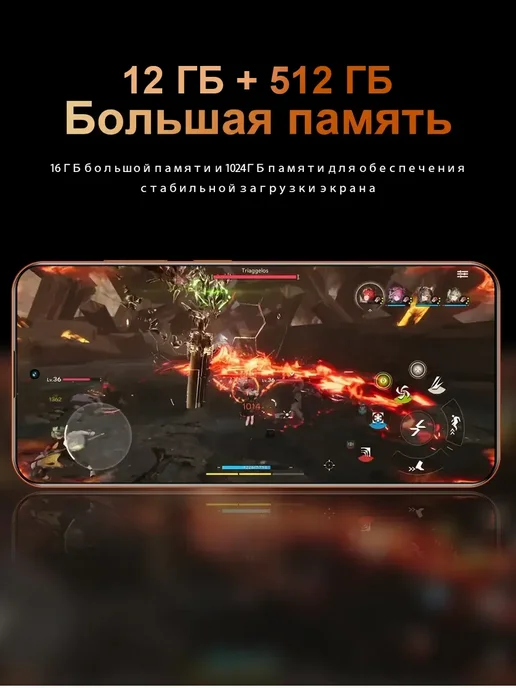 Смартфон Pro Max 17 Pro Max 12/16 ГБ, белый, фото 4