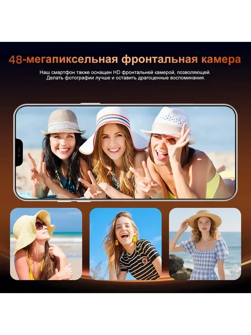Смартфон Pro Max 17 Pro Max 12/16 ГБ, синий, фото 7