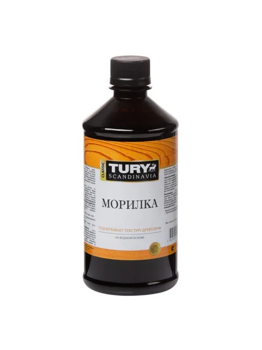 Морилка TURY 0,5л орех, 500 мл, фото 4