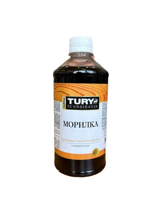 Морилка TURY 0,5л орех, 500 мл, фото 5