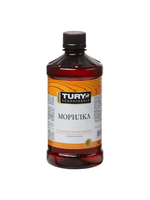 Морилка TURY 0,5л лиственница, 500 мл, фото 3